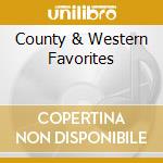 County & Western Favorites cd