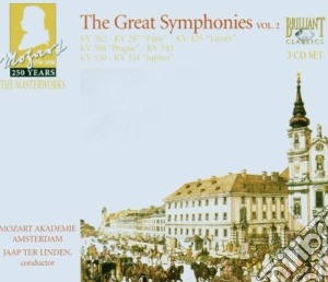 Wolfgang Amadeus Mozart - Le Grandi Sinfonie Vol.2 - Linden Jaap Ter Dir / mozart Akademie Amsterdam (3 Cd) cd musicale di Wolfgang Amadeus Mozart