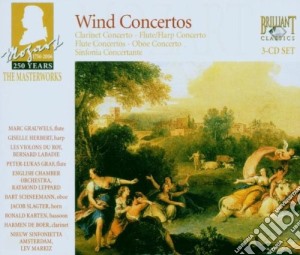 Wolfgang Amadeus Mozart - Concerti Per Strumenti A Fiato / Nieuw Sinfonietta Amsterdam / Lev Markiz / English Chamber Orchestra (3 Cd) cd musicale di Wolfgang Amadeus Mozart