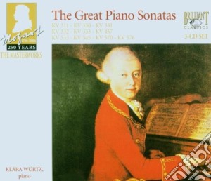 Le grandi sonate x pianoforte cd musicale di Wolfgang Amadeus Mozart