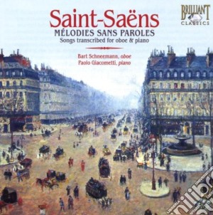 Camille Saint-Saens - Romanze Senza Parole (trascrizione Per Oboe E Pianoforte) cd musicale di Saint-saens
