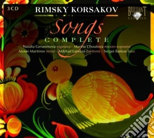 Nikolai Rimsky-Korsakov - Integrale Delle Liriche Da Camera (3 Cd) cd musicale di Rimsky korsakov niko