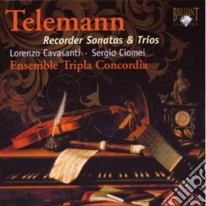 Georg Philipp Telemann - Trii E Sonate Per Flauto Dolce cd musicale di Telemann georg phili