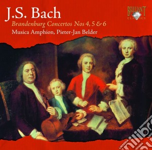Johann Sebastian Bach - Brandenburg Concertos Nos. 4, 5 & 6 cd musicale di Bach