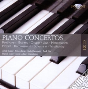 Concerti Per Pianoforte (10 Cd) cd musicale di Miscellanee
