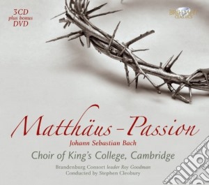 Johann Sebastian Bach - Passione Di San Matteo Bwv244 (3 Cd+Dvd) cd musicale di Bach Johann Sebastian