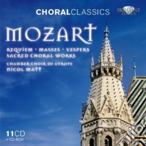 Wolfgang Amadeus Mozart - Opere Sacre Corali: Requiem, Messe, Vespri (11 Cd) cd musicale di Wolfgang Amadeus Mozart