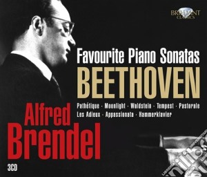 Ludwig Van Beethoven - Alfred Brendel Favourite Piano Sonatas (3 Cd) cd musicale di Beethoven ludwig van