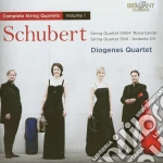 Franz Schubert - Quartetti Per Archi (integrale) , Vol.1 cd