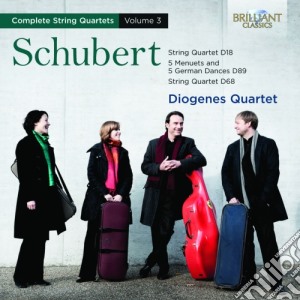 Franz Schubert - Quartetti Per Archi (integrale) , Vol.3 - Diogenes Quartet cd musicale di Schubert Franz