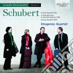 Franz Schubert - Quartetti Per Archi (integrale) , Vol.3 - Diogenes Quartet cd