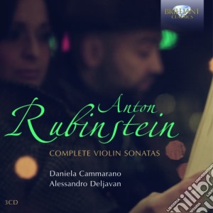 Anton Rubinstein - Opere Per Violino E Pianoforte (integrale)(3 Cd) cd musicale di Rubinstein Anton
