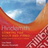 Paul Hindemith - Sonatas For Viola And Piano cd