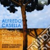 Alfredo Casella - Integrale Delle Opere Per Violoncello E Pianoforte cd