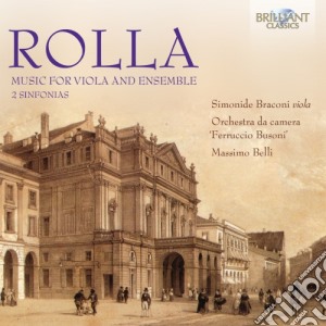 Alessandro Rolla - Musica Per Viola Ed Ensemble cd musicale di Alessandro Rolla