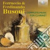 Ferruccio Busoni - Musica Con Clarinetto (Integrale) (2 Cd) cd