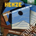 Hans Werner Henze - Opere Per Chitarra (integrale) cd