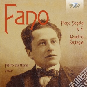 Guido Alberto Fano - Sonata Per Pianoforte, 4 Fantasie cd musicale di Fano guido alberto