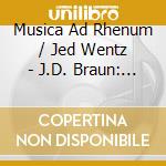 Musica Ad Rhenum / Jed Wentz - J.D. Braun: Sonatas For Flute And B.C. (4 Cd) cd