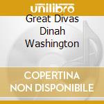 Great Divas Dinah Washington cd