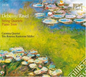 Claude Debussy - Quartetto Per Archi Op.10, Trio Per Pianoforte In Sol Maggiore (2 Cd) cd musicale di Debussy/ravel