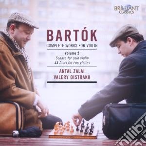 Bela Bartok - Opere Per Violino (integrale), Vol.2: Sonata Sz 117, 44 Duetti Sz 98 cd musicale di Bela Bartok