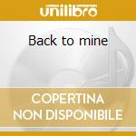 Back to mine cd