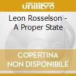Leon Rosselson - A Proper State cd