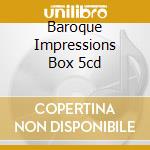 Baroque Impressions Box 5cd cd musicale di ALBINONI-BACH-TARTINI-VIVALDI