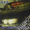 Gbh - No Need To Panic cd
