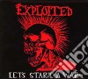 Exploited (The) - Let's Start A War (Deluxe Digipak) cd