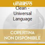 Clean - Universal Language cd