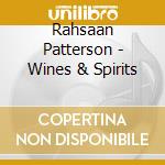 Rahsaan Patterson - Wines & Spirits cd