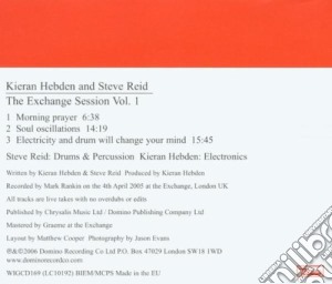 Kieran Hebden & Steve Reid - The Exchange Session Vol.1 cd musicale di KIERAN HEBDEN & STEVE REID