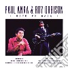 Paul Anka & Roy Orbison - Back To Back cd