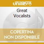 Great Vocalists cd