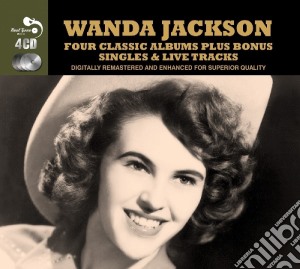 Wanda Jackson - 4 Classic Albums Plus Bonus Singles & Live Tracks (4 Cd) cd musicale di Wanda Jackson