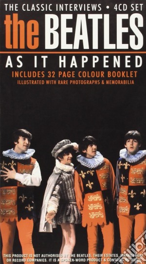 Beatles (The) - The Beatles: As It Happened (4 Cd) cd musicale di Beatles, The