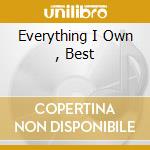 Everything I Own , Best cd