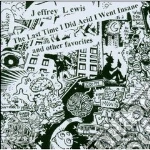 Jeffrey Lewis - The Last Time I Did Acid cd