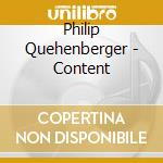 Philip Quehenberger - Content cd