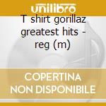 T shirt gorillaz greatest hits - reg (m) cd musicale di Gorillaz
