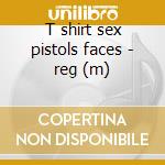 T shirt sex pistols faces - reg (m) cd musicale di Sex Pistols