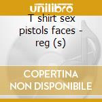 T shirt sex pistols faces - reg (s) cd musicale di Sex Pistols