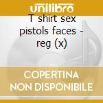 T shirt sex pistols faces - reg (x) cd musicale di Sex Pistols