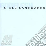 In All Languages cd