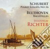 Franz Schubert / Ludwig Van Beethoven - Piano Sonata No.16 / Bagatelles  cd