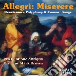 Gregorio Allegri - Misere Mei Deus cd