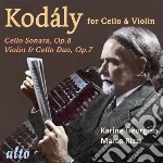 Zoltan Kodaly - Duo Per Violino E Cello Op 7 (1914) cd