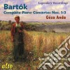 Bela Bartok - Concerto Per Piano N.1 Sz 83 (1926) cd